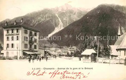 Chamonix Avenue de la gare et le Brevent Kat. Chamonix Mont Blanc