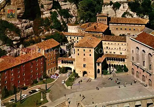 Montserrat Kloster Klosterplatz  Kat. Spanien