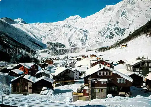 Saas Fee Feegletscher Laengfluh Allalinhorn Alphubel Taeschhorn Kat. Saas Fee