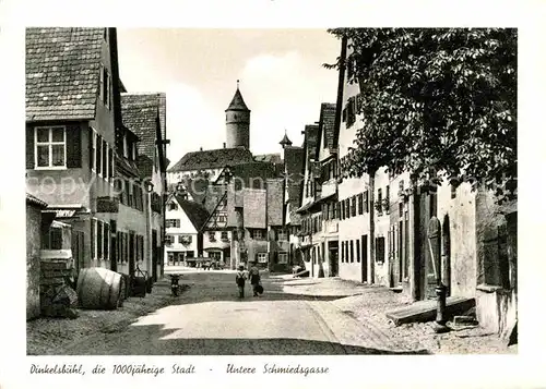 Dinkelsbuehl Untere Schmiedsgasse Kat. Dinkelsbuehl