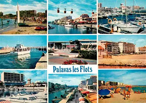 Palavas les Flots Herault Strand Hafenpartien Hotels Kanal Kat. Palavas les Flots