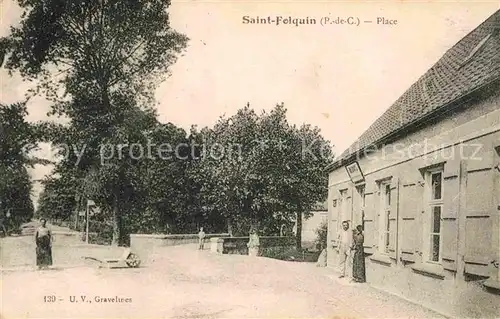 Saint Folquin Dorfplatz Kat. Saint Folquin