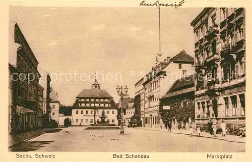 Bad Schandau Marktplatz Kat. Bad Schandau