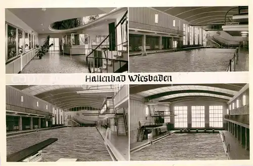 Wiesbaden Hallenbad Kat. Wiesbaden