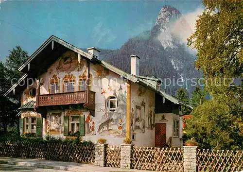 Oberammergau Rotkaeppchenhaus  Kat. Oberammergau