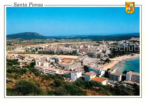 Santa Ponsa Mallorca Islas Baleares Panorama Kat. Calvia
