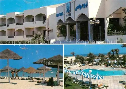 Midoun Hotel Abou Nawas Swimmingpool Strand