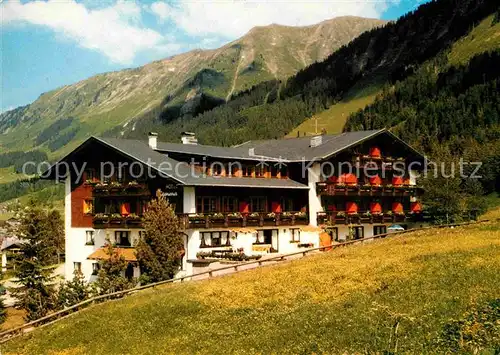 Hirschegg Kleinwalsertal Vorarlberg Hotel Pension Gemma Kat. Mittelberg