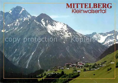 Mittelberg Kleinwalsertal Panorama Kat. Oesterreich