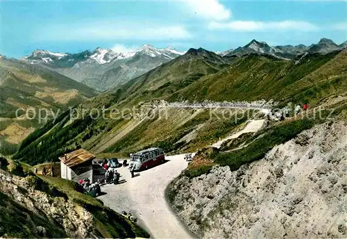 Jaufenpass Panorama Reisebus Kat. Italien