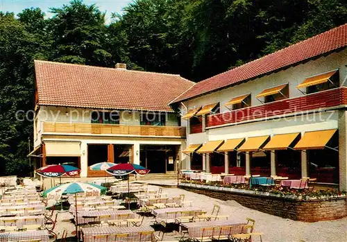 Bad Grund Hotel Restaurant Iberger Kaffeehaus Terrasse Kat. Bad Grund (Harz)