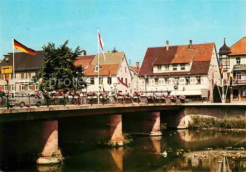 Gernsbach Ortsansicht Kat. Gernsbach