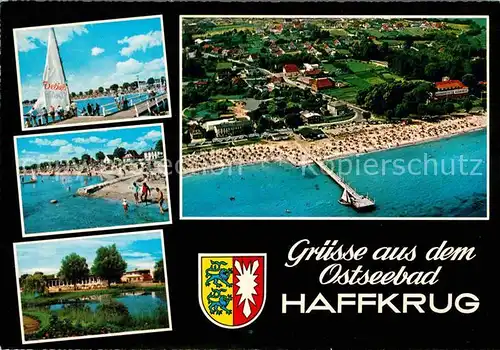 Haffkrug Ostseebad Strand Luftaufnahme Panorama Kat. Scharbeutz