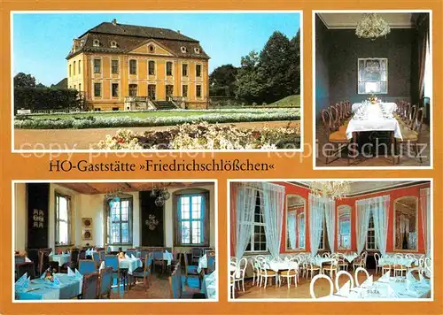 Grosssedlitz HOG Friedrichschloesschen Hochzeitszimmer Blauer Salon Spiegelsaal Kat. Heidenau