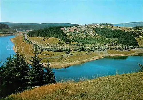 Schulenberg Oberharz Panorama Seepartie Kat. Schulenberg im Oberharz