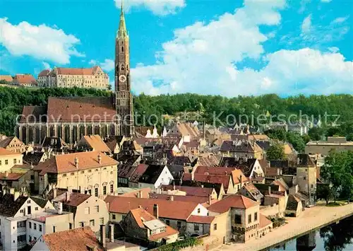 Landshut Isar Kirche Schloss Kat. Landshut