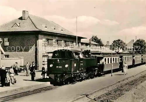 Kuehlungsborn Ostseebad Molly auf dem Bahnhof Kat. Kuehlungsborn