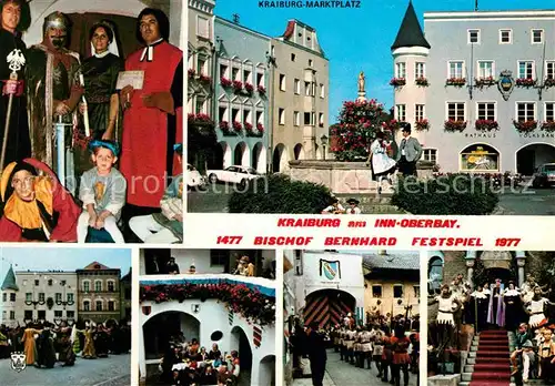 Kraiburg Inn Bischof Bernhard Festspiel Marktplatz Kat. Kraiburg a.Inn