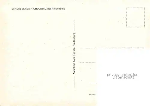 Riedenburg Altmuehltal Schloesschen Aicholding Kat. Riedenburg