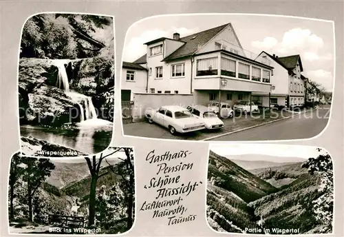 Nauroth Heidenrod Wisperquelle Gasthaus Pension Schoene Aussicht Wispertal  Kat. Heidenrod