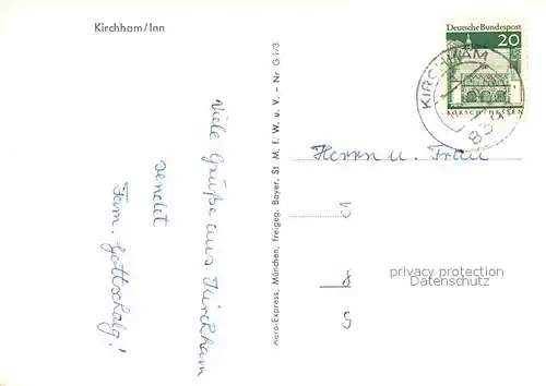 Kirchham Niederbayern Fliegeraufnahme Kat. Kirchham