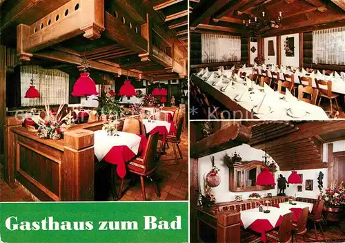 Furtwangen Gasthaus Bad Uhrenmuseum Kat. Furtwangen im Schwarzwald