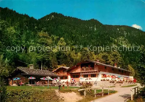 Kreuth Bad Ausflugsgaststaette Cafe Schwaigeralm Kat. Kreuth