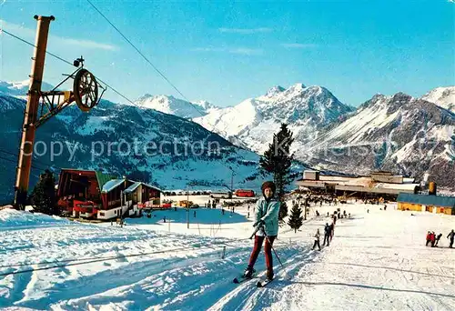 Bormio Panorama Sportanlagen Schlepplift Kat. Italien