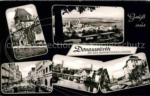 Donauwoerth Stadtansichten Panorama Kat. Donauwoerth