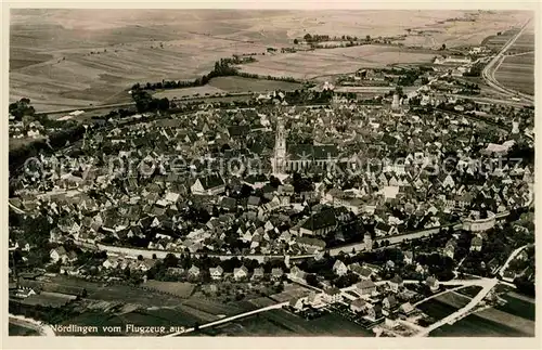 Noerdlingen Flugaufnahme Kat. Noerdlingen