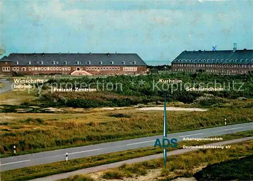 Rantum Sylt ADS Schullandheim Kurheim Freizeit Zentrum Wirtschaftsgebaeude Kat. Rantum (Sylt)