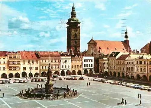 Ceske Budejovice Zizka Square Kat. Budweis Ceske Budejovice