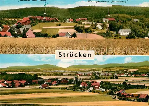 Struecken Blick ins Wesertal Pension Schau ins Land Kat. Rinteln