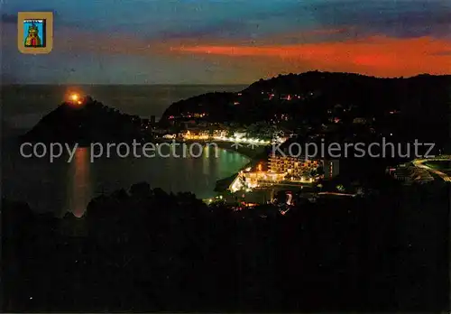 Tossa de Mar bei Nacht Kat. Costa Brava