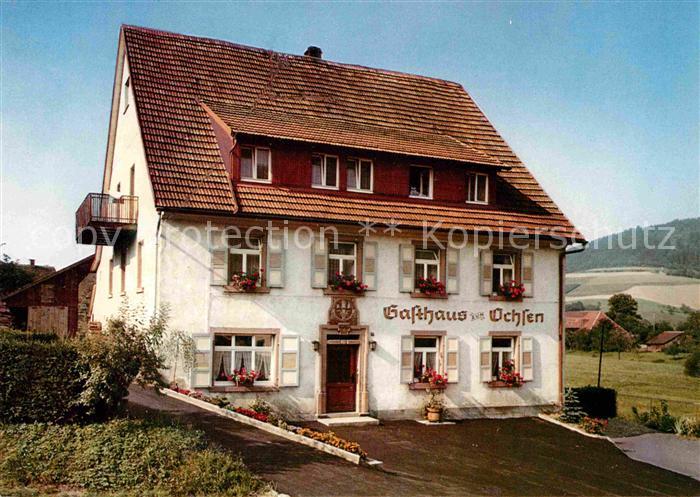 Oberwinden Elztal Gasthaus zum Ochsen Kat. Winden im