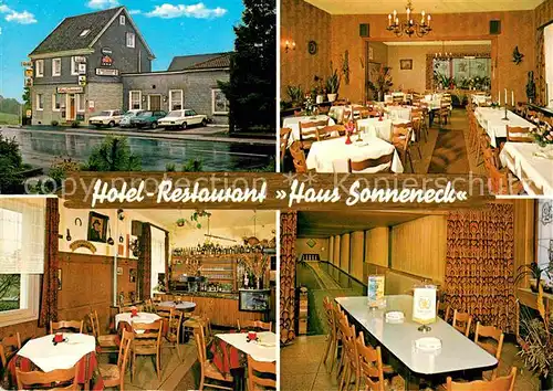 Haesten Haus Sonneneck Hotel Restaurant Kat. Solingen