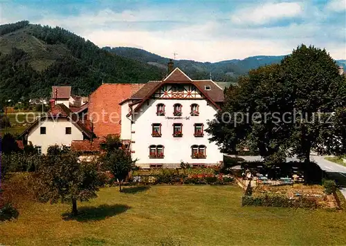 Bleibach Gasthaus Pension Schwarzwaelder Hof Kat. Gutach im Breisgau
