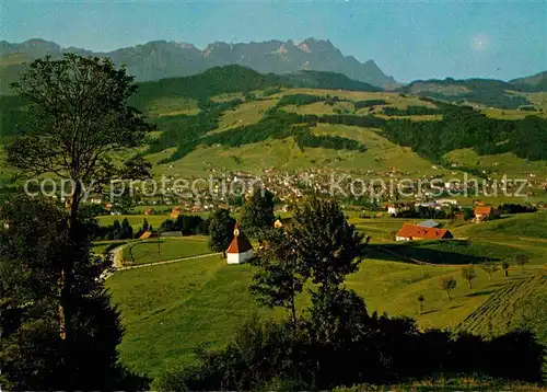 Appenzell IR mit Alpstein Kat. Appenzell