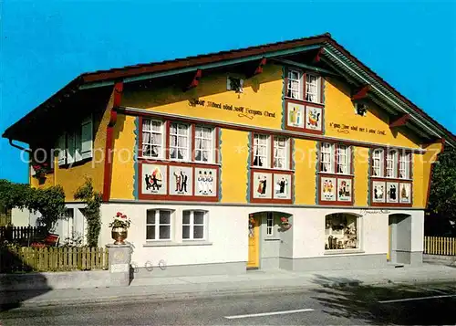 Appenzell IR Haus der 12 Monate im Inner Rhoder Brauchtum Kat. Appenzell