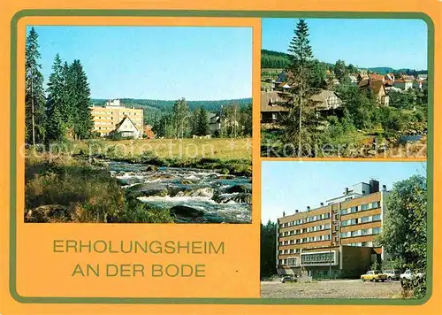 Schierke Harz Erholungsheim an der Bode Teilansichten Kat. Schierke Brocken
