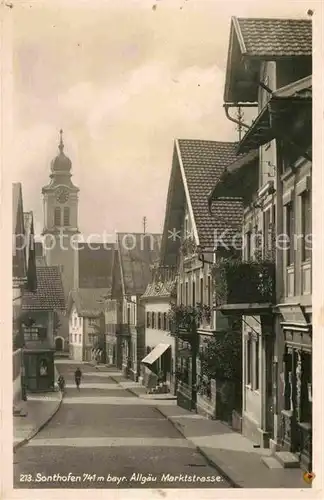 Sonthofen Oberallgaeu Marktstrasse Kat. Sonthofen