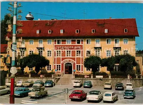 Starnberg Tutzinger Hof See Zimmer Kaminraum Doppelkarte Kat. Starnberg