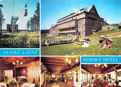 Janske Lazne Horsky Hotel na Cerne hore K hotelu vede z Janskych Lazni kabinkova lanovka Kat. Johannisbad