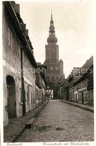 Greifswald Hunnenstrasse Nikolaikirche