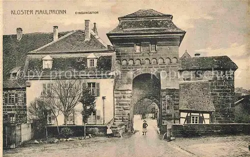 Maulbronn Kloster Eingangstor Kat. Maulbronn