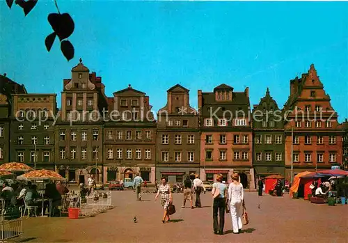 Wroclaw Plac Solny pierzeja zachodnia Kat. Wroclaw Breslau