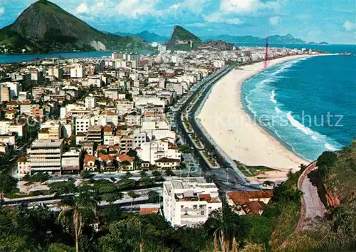 Rio de Janeiro Vista panoramica das praias de Leblon e Ipanema Kat. Rio de Janeiro