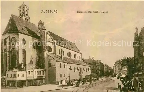 Augsburg Buergermeister Fischerstrasse Kat. Augsburg