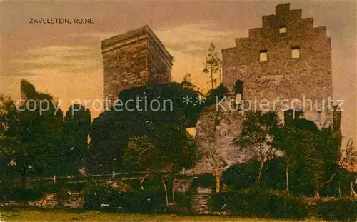 Zavelstein Ruine Kat. Bad Teinach Zavelstein