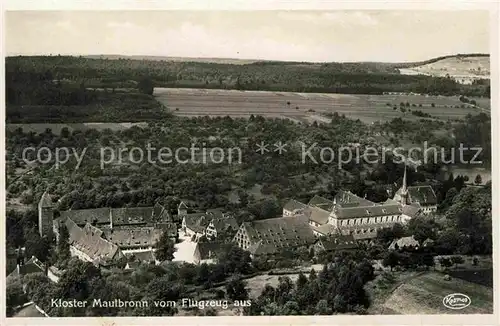 Maulbronn Luftaufnahme Kloster Kat. Maulbronn